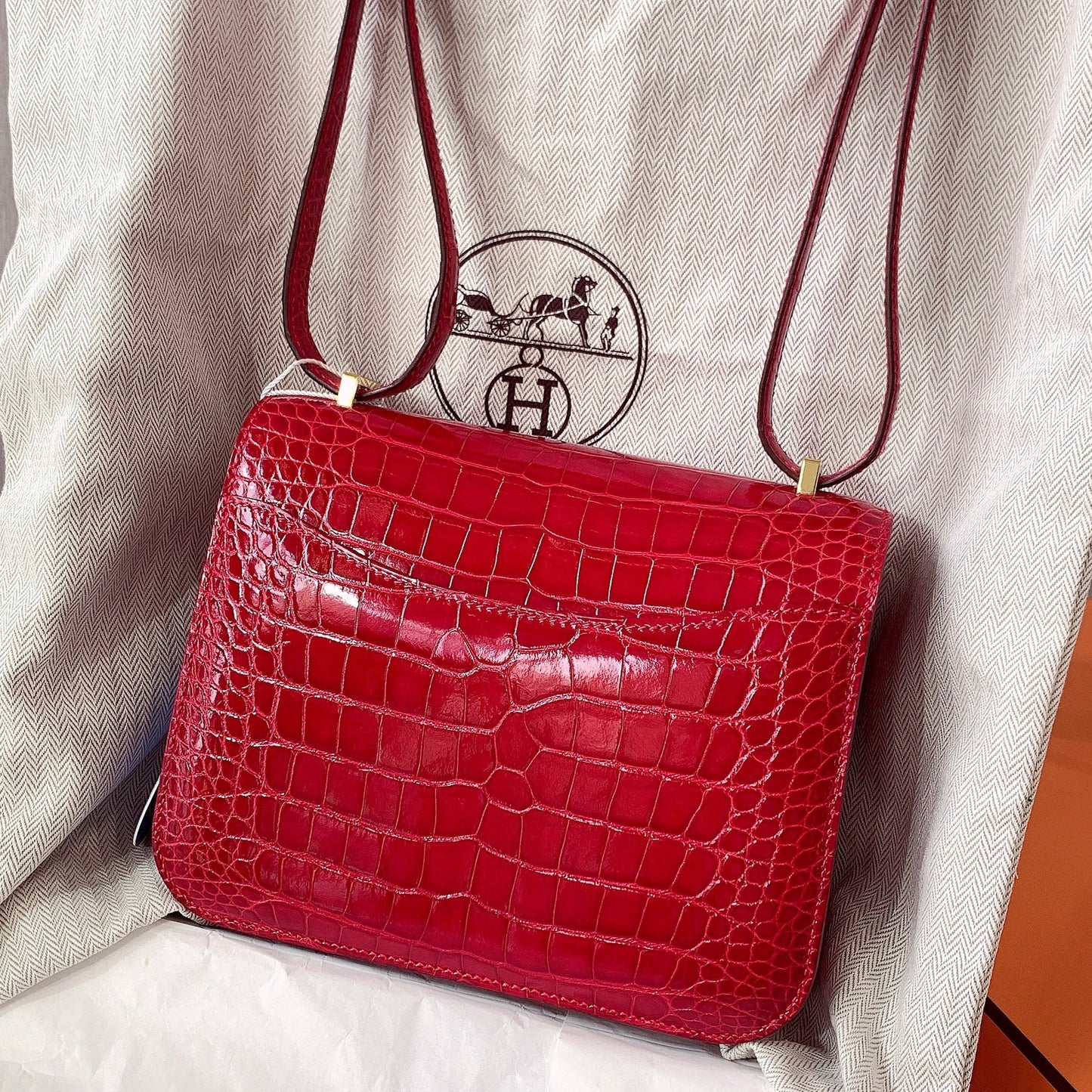 Hermès Constance mini 19 Crocodile