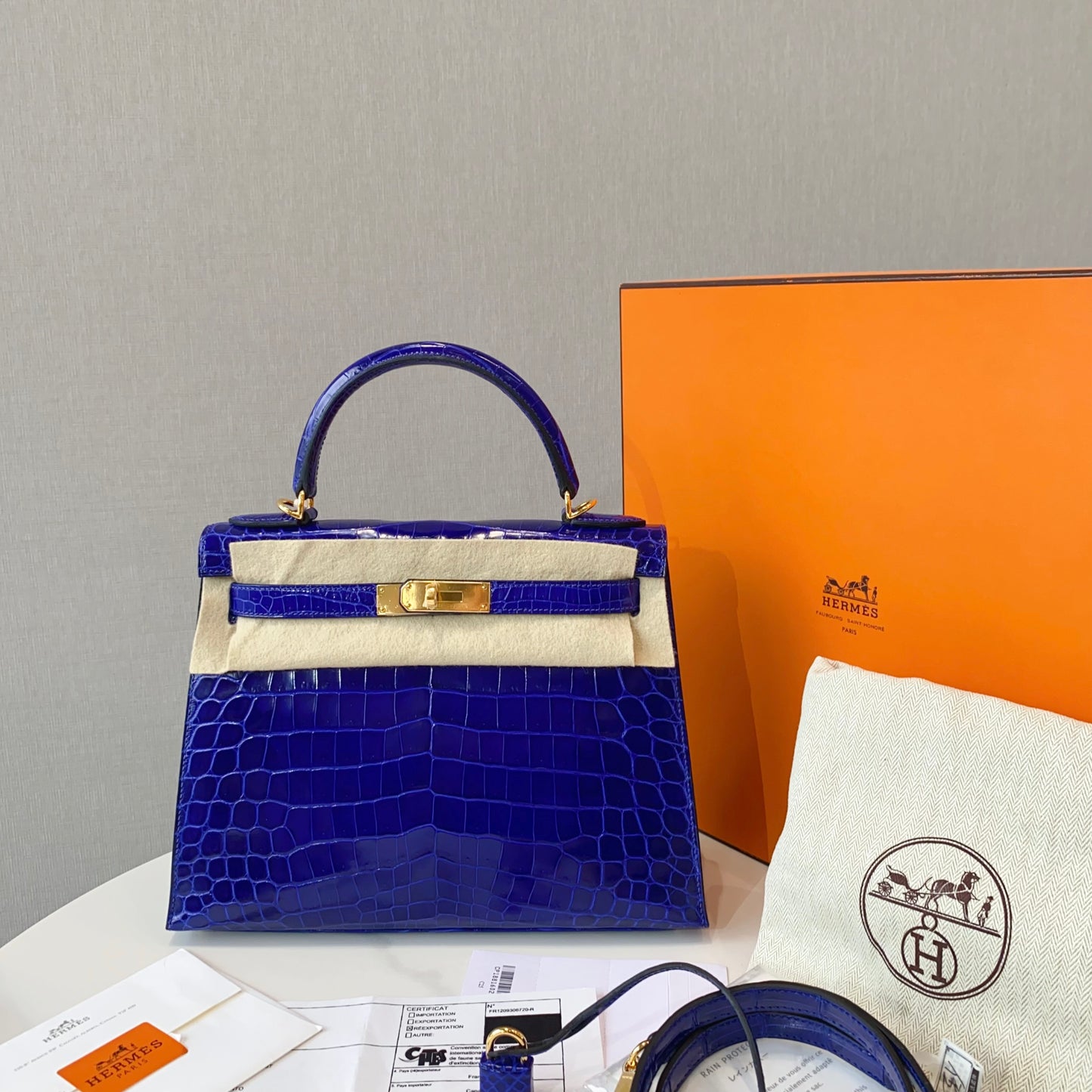 Hermès Kelly 28 Crocodile